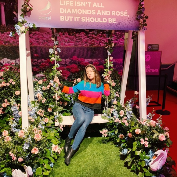 PAM AND GELA multicolor striped sweater SMALL - Picture 1 of 15